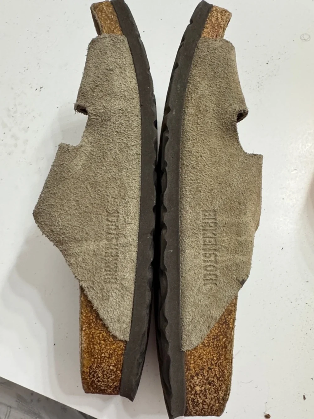 Suede Double-Buckle Slide Slipper 38 in green - Picture 4 of 5